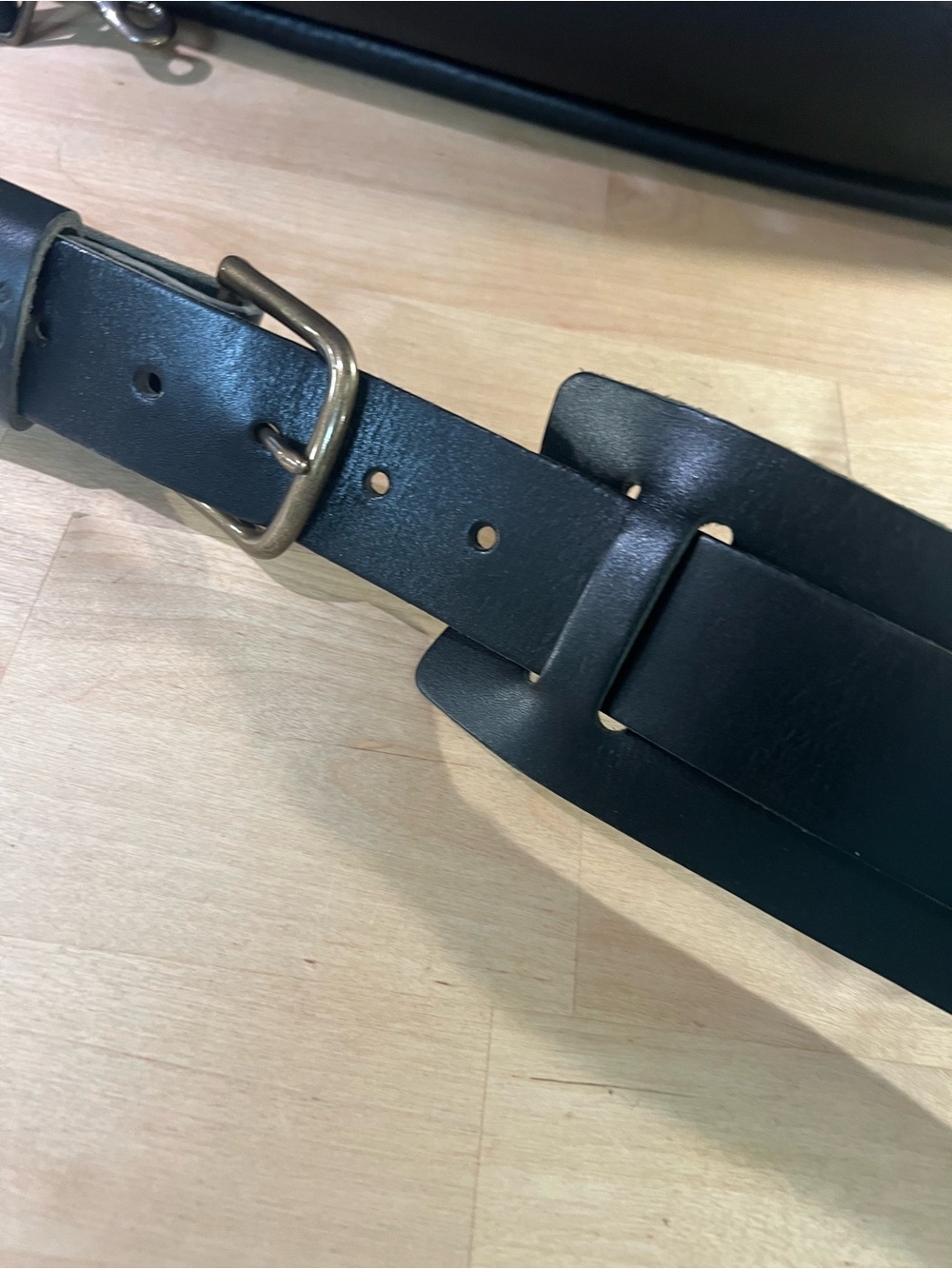 Go Forth Goods Black Bison Weekender duffle with crossbody strap - Picture 12 of 13